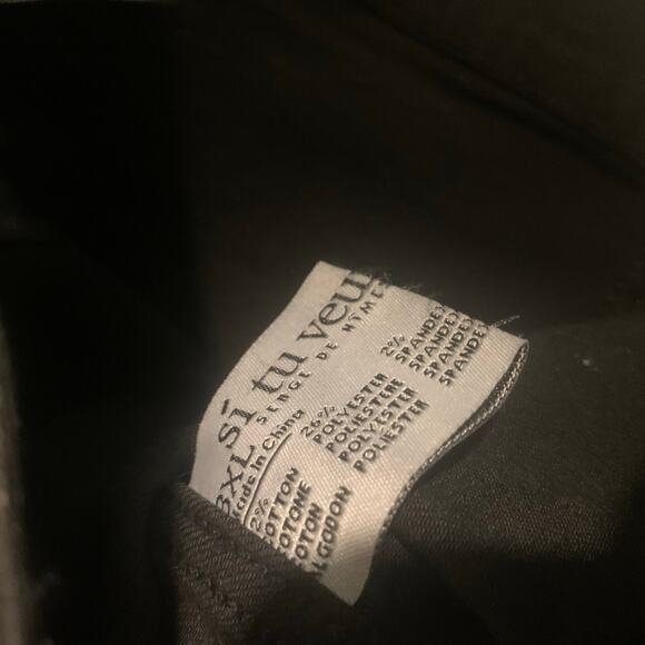 Si tu veux women’s black vest size XXL - Picture 4 of 6